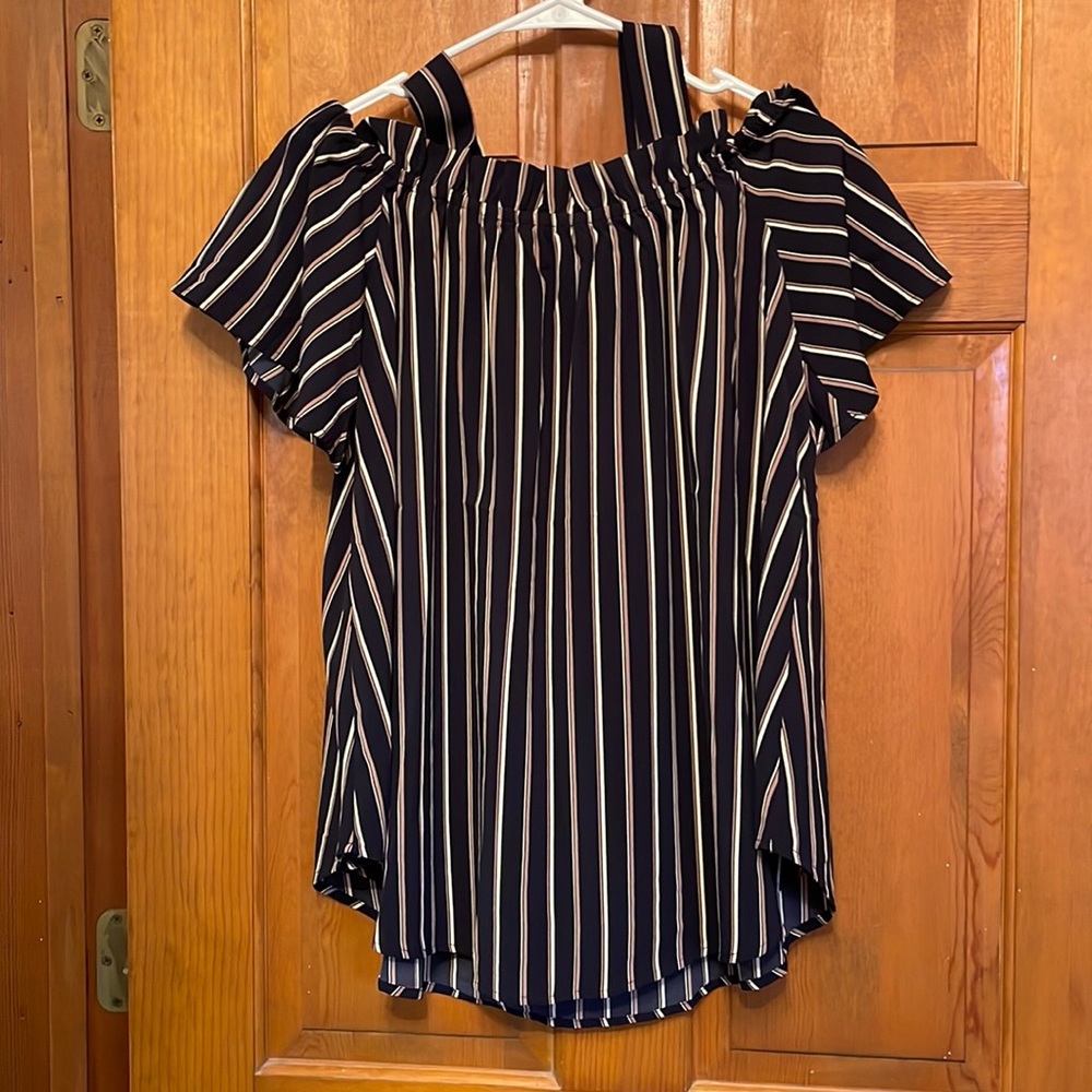 Super fun, off the shoulder blouse. NWT